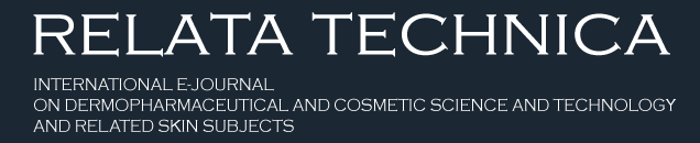 Relata Technica - International journal on dermaphacological research, dermapharmaceutical technology and related cosmetic subjects